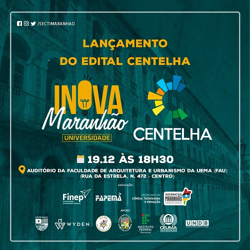 Participe do Lançamento do Edital Centelha