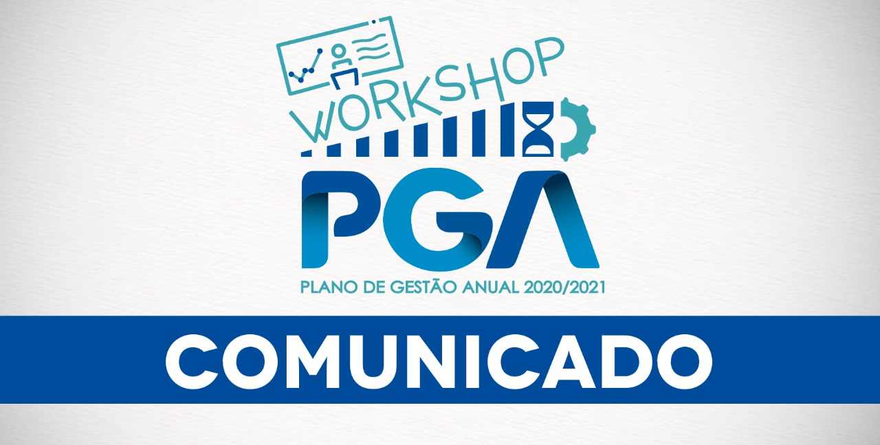 CANCELAMENTO do Workshop do Plano de Gestão Anual